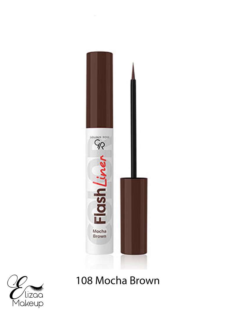 خط-چشم-رنگی-گلدن-رز-108-Mocha-Brown خط-چشم-رنگی-گلدن-رز-108-Mocha-Brown