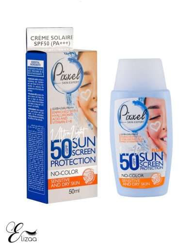 کرم-ضد-آفتاب-بدون-رنگ-پیکسل-پوست-خشک