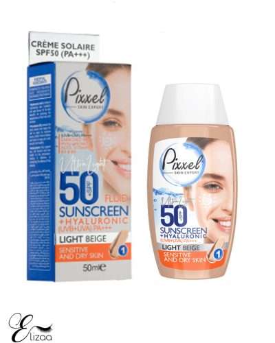 کرم-ضد-آفتاب-رنگ-بژروشن-پیکسل-پوست-خشک