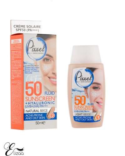 کرم-ضد-آفتاب-رنگ-بژروشن-پیکسل-پوست-چرب