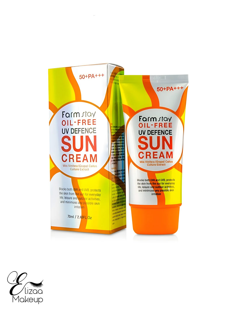 کرم ضدآفتاب فاقد چربی فارم استی farm stay oil free uv defence sun cream حجم 70میل
